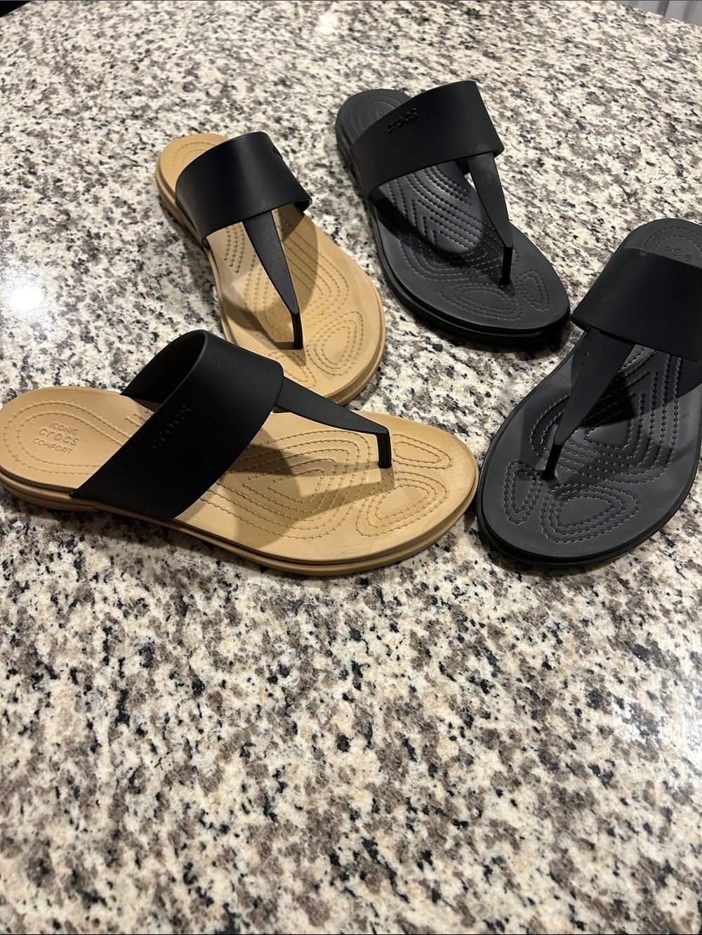 2 pair of CROCS Women’s sandals size 10